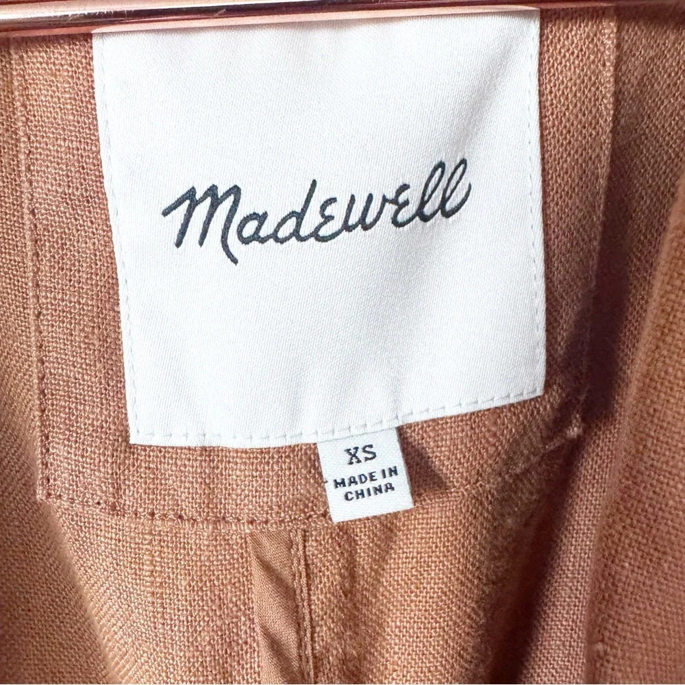 Madewell Linen Dorset Tan Blazer - Picture 7 of 14